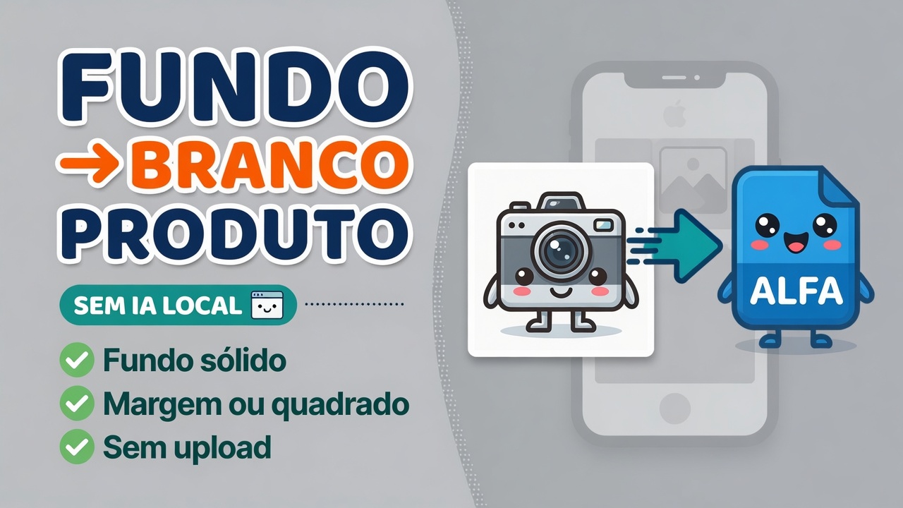 Fundo Branco Produto Online - Foto com Fundo Branco no Navegador